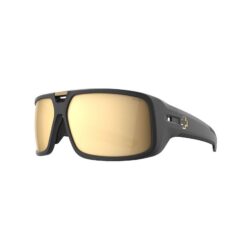Matte Black Frame and Happy Bronze with Gold Mirror Lens