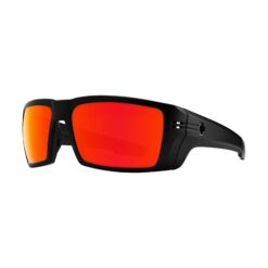 Matte Black Frame and Happy Bronze Red Mirror Lens