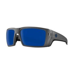 Matte Gunmetal Frame and Happy Gray Green Polar Dark Blue Mirror Lens