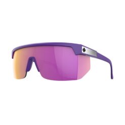 Matte Purple Frame and Happy Gray Green Pink Spectra Mirror Lens