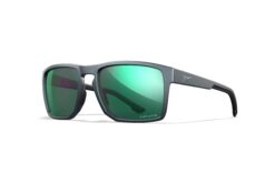 Matte Graphite Frame with CAPTIVATE™ Polarized Green Mirror Lenses