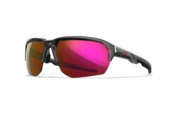 Gloss Crystal Grey Frame with CAPTIVATE™ Non-Polarized Red Mirror Lenses